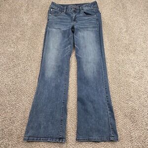 American Eagle Favorite Boyfriend Jeans Womens Size 10 REG Super Stretch Blue